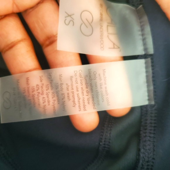 Calia Black Geometric Capri Length Workout Athletic Legging Capris Size … - Picture 5 of 6